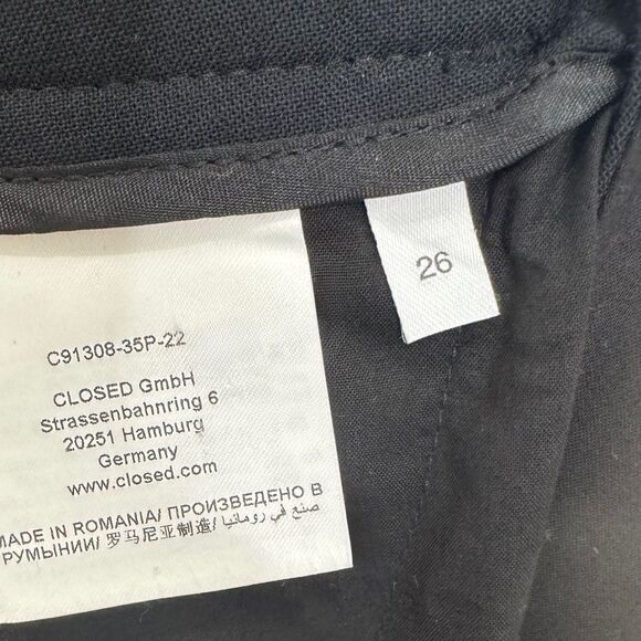 NEW CLOSED Mawson Trousers in black twill - Picture 14 of 16